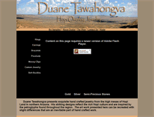 Tablet Screenshot of duanetawahongva.com